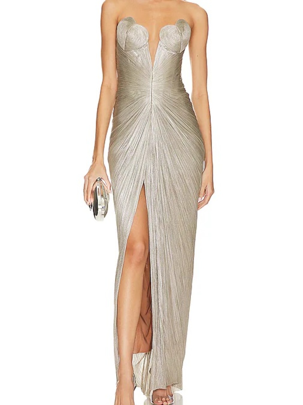 Maria Lucia Hohan Reina Gown in Gunmetal